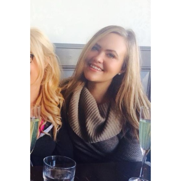 Cynthia Rowley Lambswool, Cowl Neck Sweater Dress, Size Medium - Picture 10 of 14